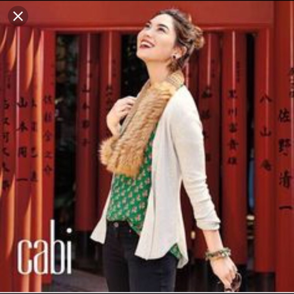 Cabi Shirt Tail cardigan